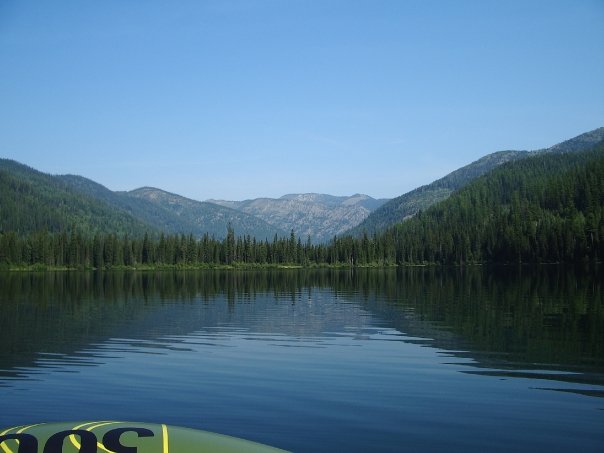 Upper Whitefish Lake from my raft